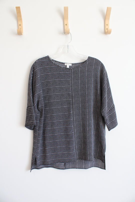 Spense Flowy Black and White Top | S