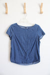 Old Navy Denim Blue Top | S