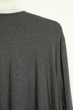 J. Jill Gray Draped Open Front Longline Cardigan | 3X