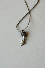 Sterling Silver Red  Turquoise Heart Pendant Necklace