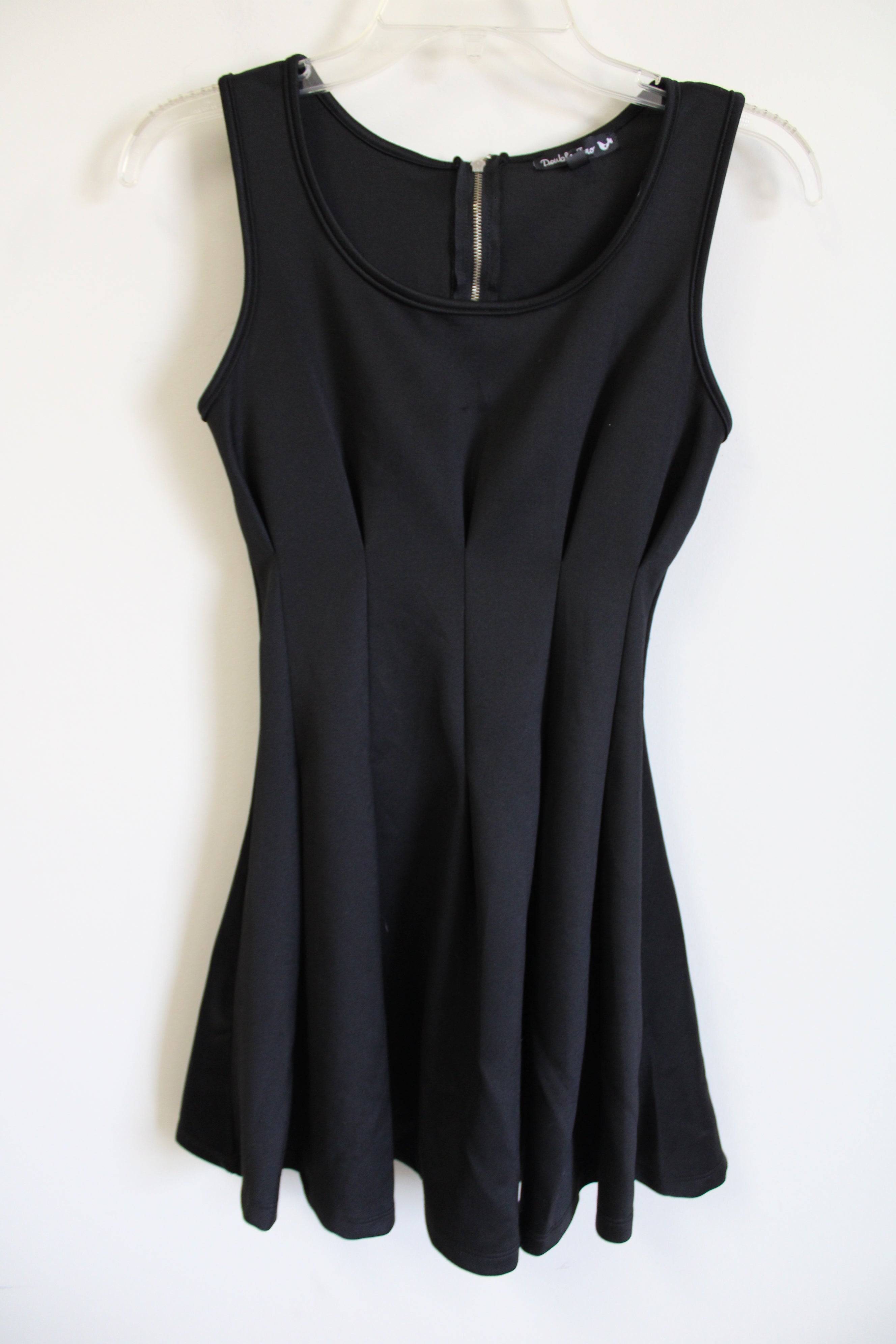 Double Zero Black Pleated Dress | XS