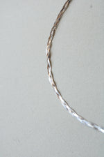 Sterling Silver Braided Chain Necklace