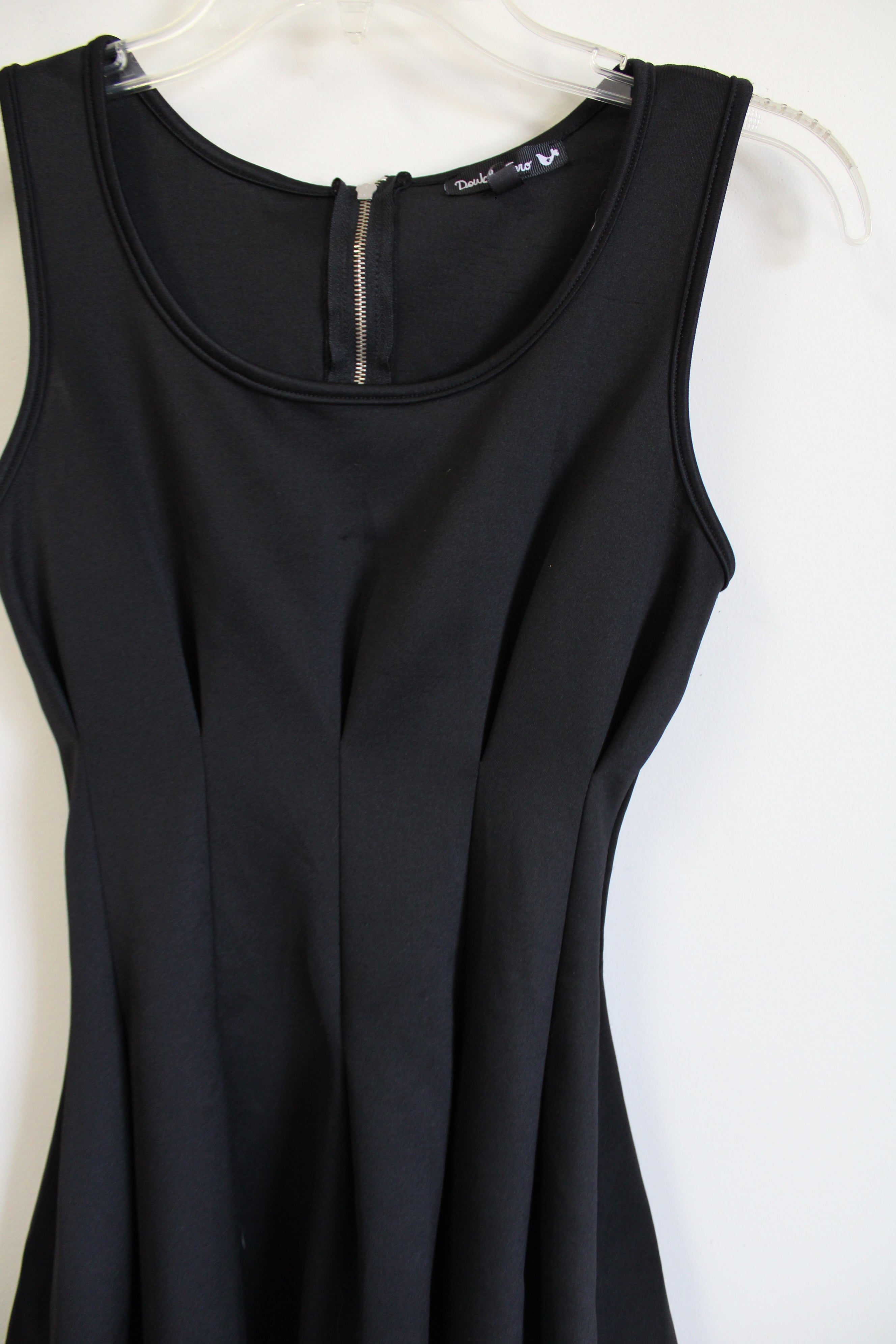Double Zero Black Pleated Dress | XS