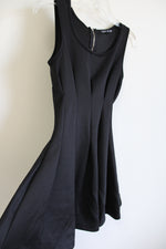 Double Zero Black Pleated Dress | XS