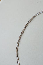 Sterling Silver Braided Chain Necklace