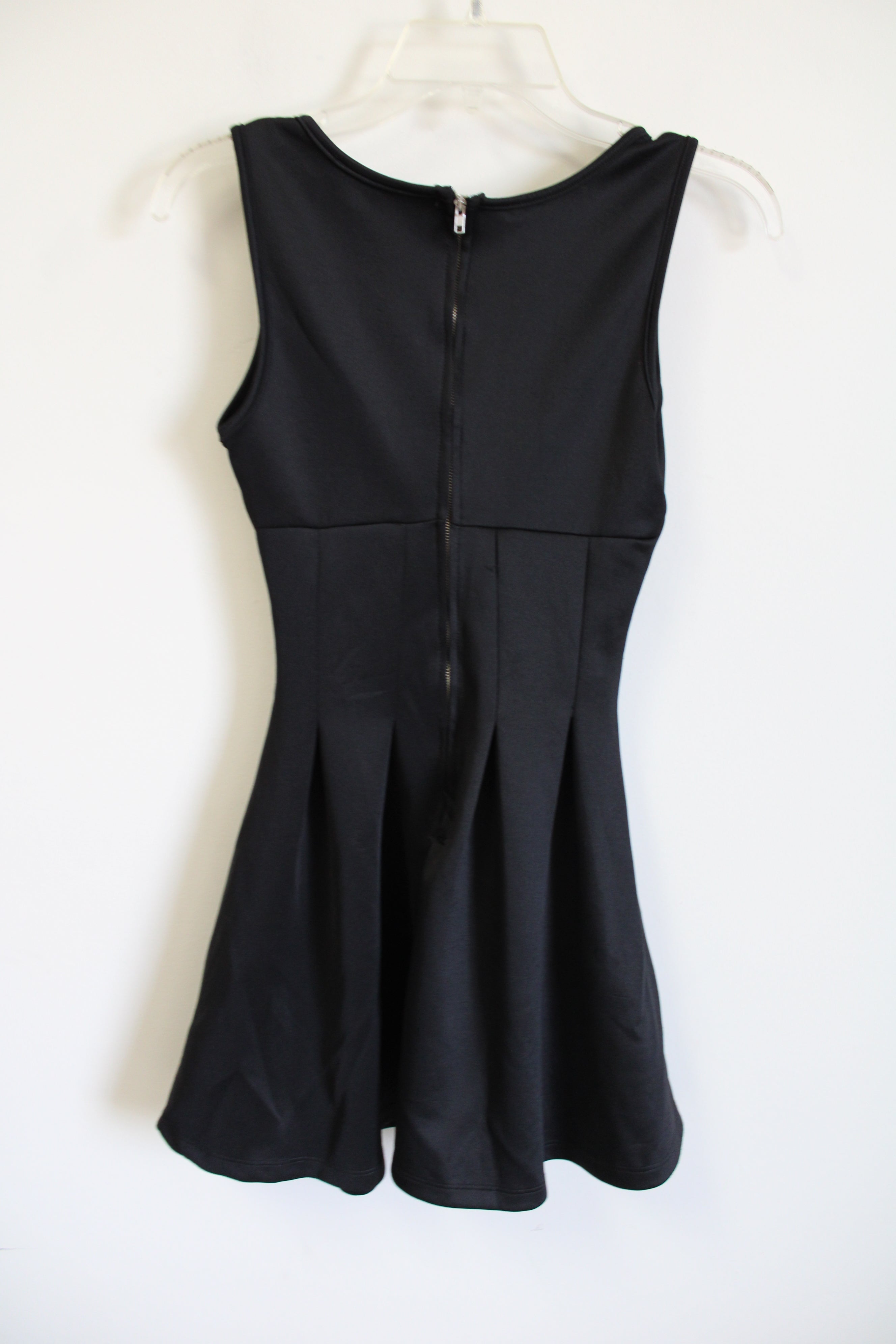 Double Zero Black Pleated Dress | XS