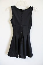 Double Zero Black Pleated Dress | XS