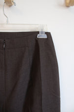 NEW Ann Taylor Brown Wool Blend Pencil Skirt | 0 Petite