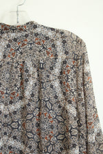Christopher & Banks Paisley Print Blouse | XL
