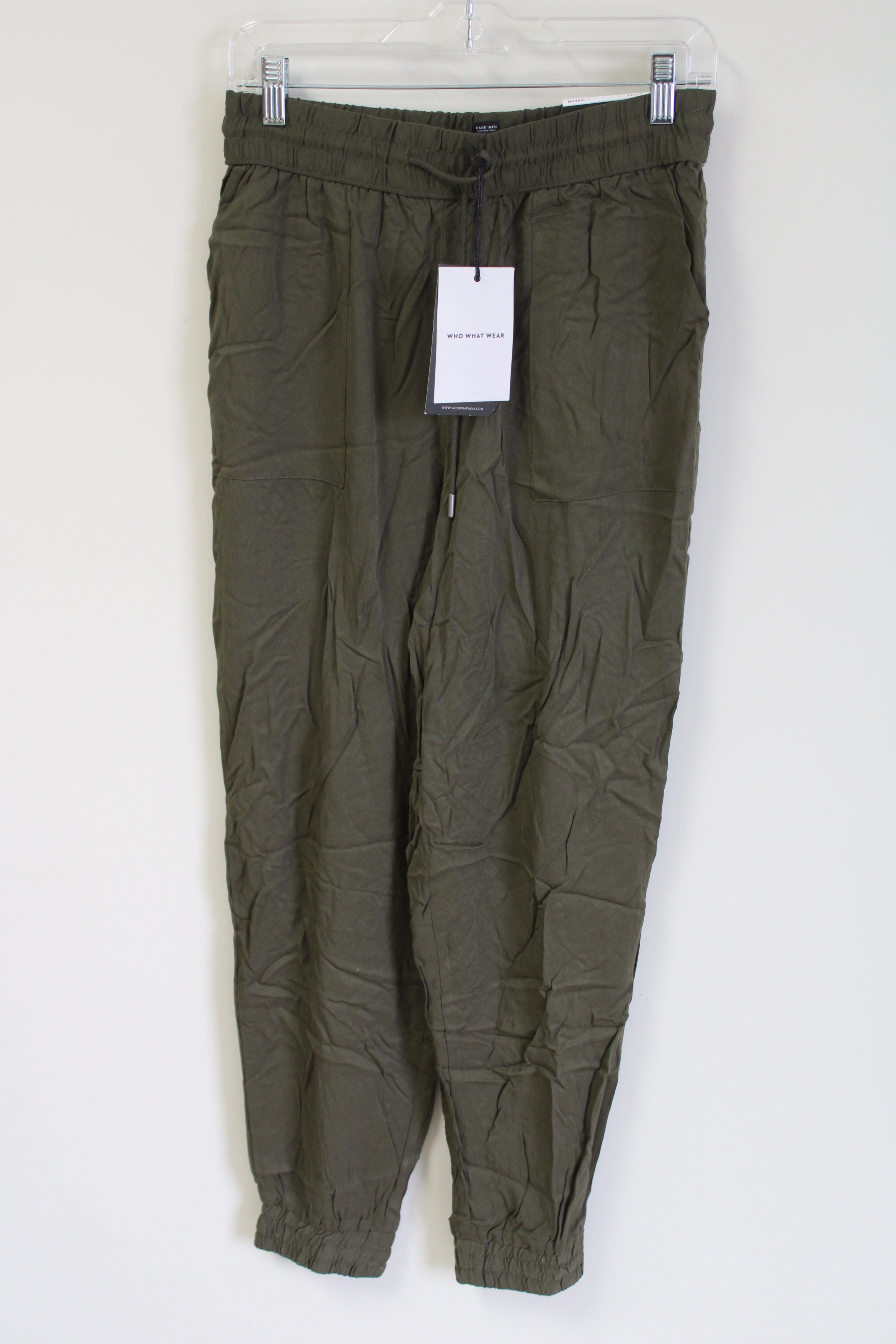 NEW Who What Wear Mid Rise Ivy Green Jogger | S