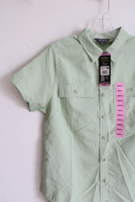 NEW Eddie Bauer Quiet Green Short Sleeve Adventure Shirt | S