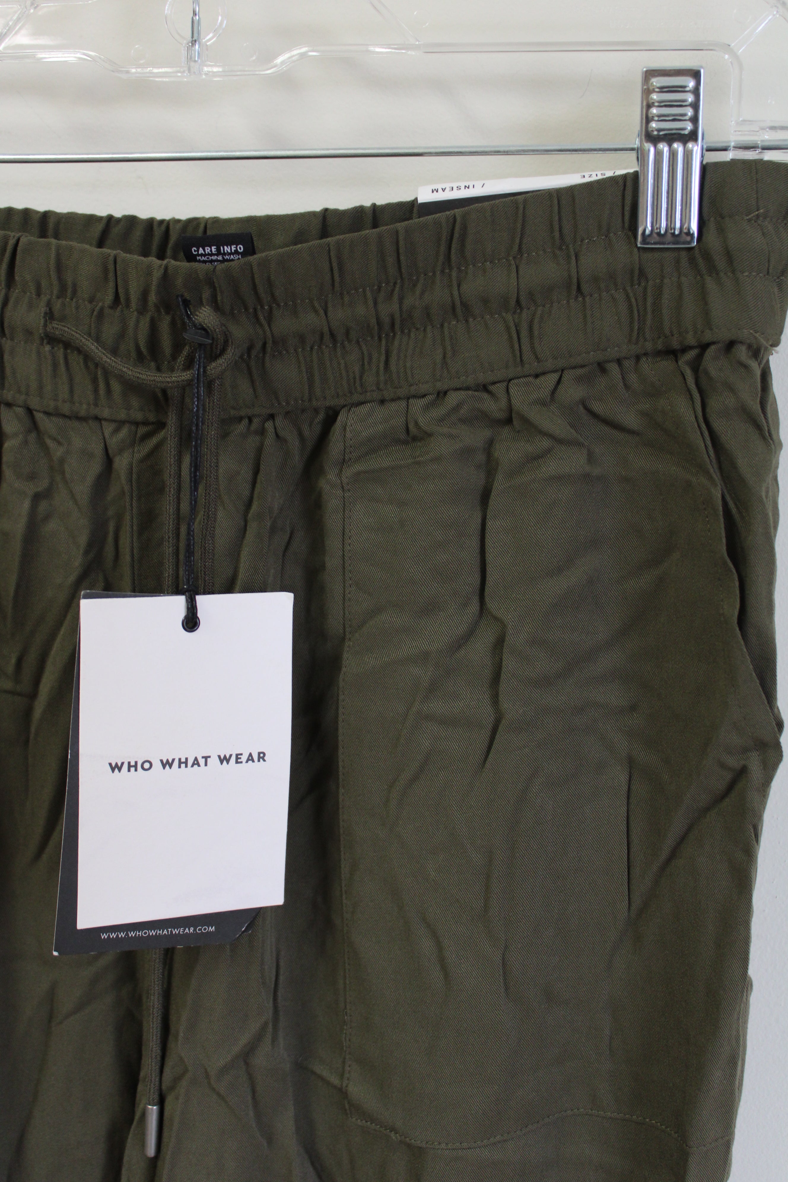 NEW Who What Wear Mid Rise Ivy Green Jogger | S
