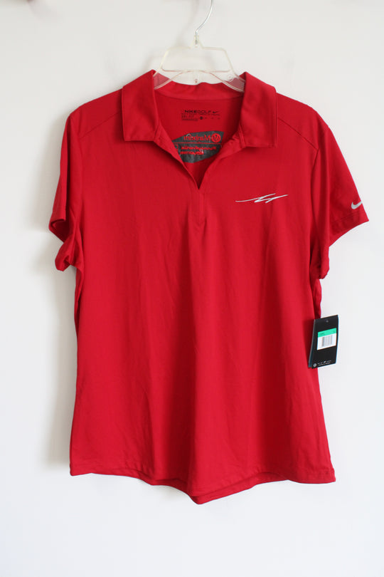 NEW Nike Golf Manheim Pennsylvania Auto Auction Red Polo | XL