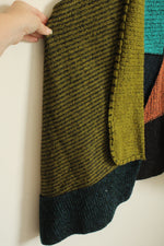 Lee Anderson Knit Multicolor Drape Vest  | M