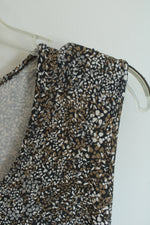 J. Jill Wearever Collection Black Speckled Print Tank Top | 3X