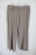 LOFT Tan Julie Trouser Pant | 12