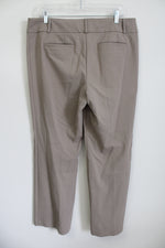 LOFT Tan Julie Trouser Pant | 12