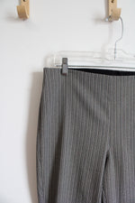 NEW White House Black Market Slim Black & White Shimmer Pants | 12