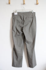NEW White House Black Market Slim Black & White Shimmer Pants | 12
