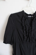 Apt. 9 Tie Waist Black Blouse | M