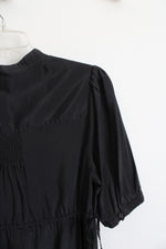 Apt. 9 Tie Waist Black Blouse | M