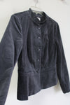 LOFT Gray Velvet Jacket | 6 Petite