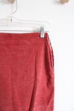 Lulus Pink Corduroy Mini Skirt | S