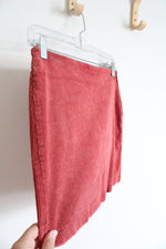 Lulus Pink Corduroy Mini Skirt | S