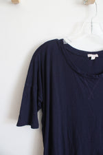 Gap Loose Navy Blue Tee | XS