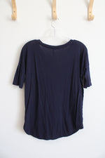 Gap Loose Navy Blue Tee | XS