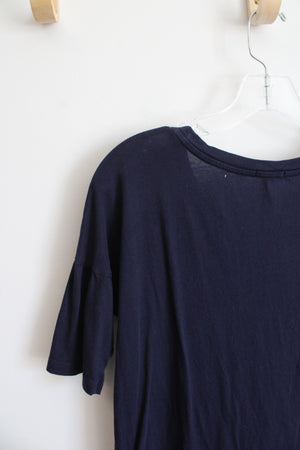 Gap Loose Navy Blue Tee | XS