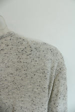 NEW Purejill Ivory and Black Speckled Tie-waist Cardigan | 3X
