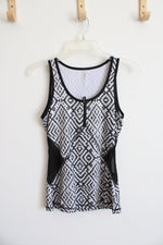 Gottex Black and White Athletic Tank | XS