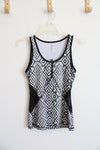 Gottex Black and White Athletic Tank | XS