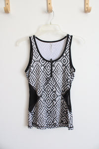 Gottex Black and White Athletic Tank | XS