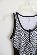 Gottex Black and White Athletic Tank | XS