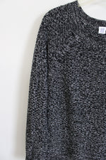 Gap Black and White Cotton Sweater | L
