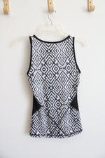 Gottex Black and White Athletic Tank | XS