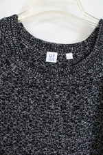 Gap Black and White Cotton Sweater | L