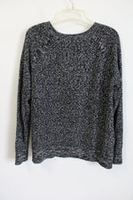 Gap Black and White Cotton Sweater | L