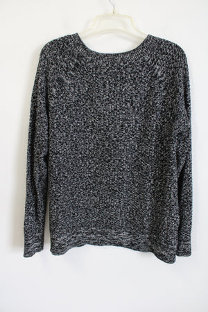 Gap Black and White Cotton Sweater | L