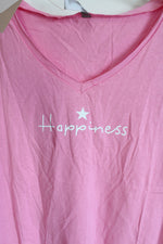NEW Noracora Pink "Happiness" Tee | S