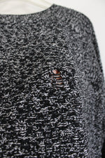 Gap Black and White Cotton Sweater | L