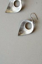 Alpaca Silver Mexico Crushed Turquoise Mother Of Pearl Earrings