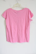 NEW Noracora Pink "Happiness" Tee | S