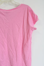NEW Noracora Pink "Happiness" Tee | S