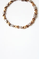Cubic Zirconia Gold Toned 925 Bracelet