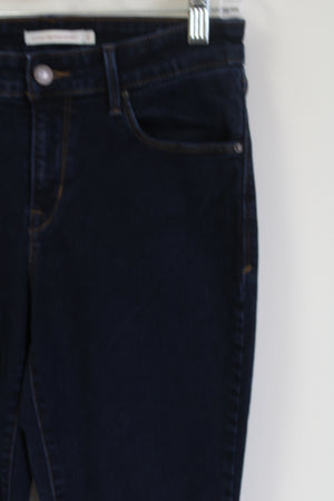 Levi Strauss Classic Mid Rise Skinny Dark Wash Jeans | 6