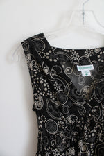 Motherhood Tan and Black Patterned Sleeveless Top | S