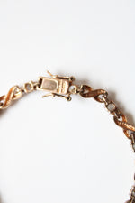 Cubic Zirconia Gold Toned 925 Bracelet